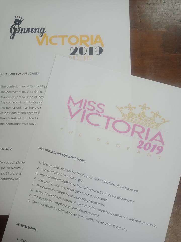 Search for Miss Victoria 2019 & Ginoong Victoria 2019